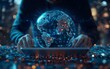 © Nattapat - Technical support concept with a software engineer using a laptop, surrounded by global network graphics and IT support technology