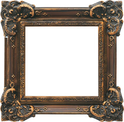 Wall Mural - Ornate wooden frame