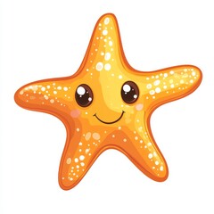 Wall Mural - vector graphic of a starfish