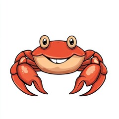 Wall Mural - vector graphic of a crab