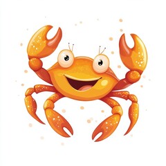 Wall Mural - vector graphic of a crab