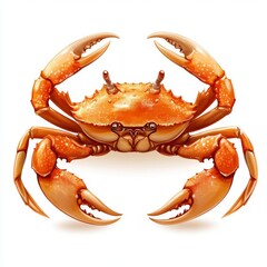 Wall Mural - vector graphic of a crab