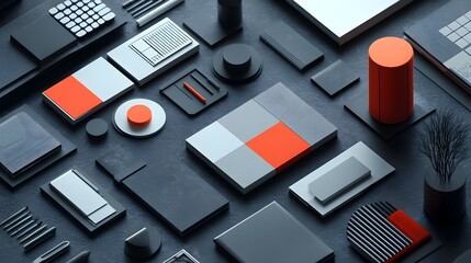 Poster - Sleek Minimalist Business Slide Icons for Corporate Presentations