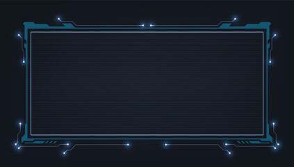 Poster - abstract hud ui gui future futuristic screen system virtual design