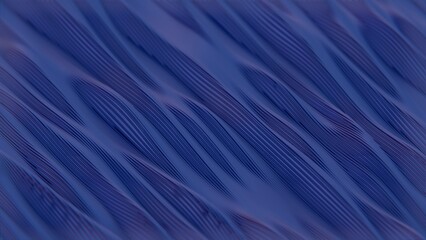 Wall Mural - Fluid Lines of Blue and Purple in Motion