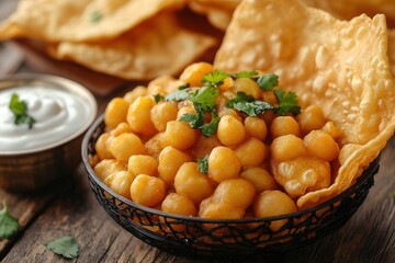 Wall Mural - chole bhature