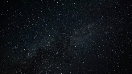 Wall Mural - Panoramic view of the night starry sky