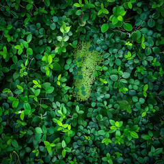 Canvas Print - Eco concept with Green footprint