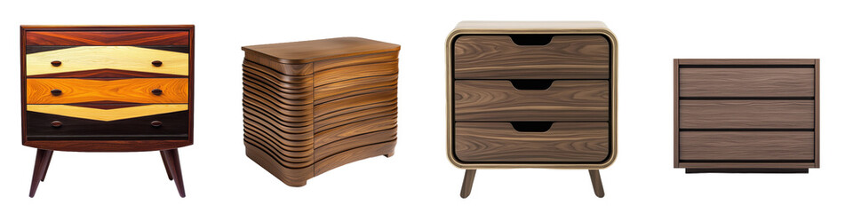 Poster - Chest of Drawers full length isolate on transparency