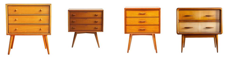 Poster - Isolated full length dresser front view on transparency