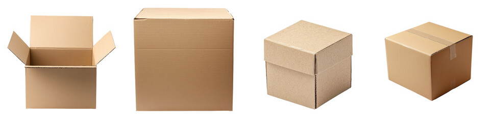 Poster - Box front view with transparency background