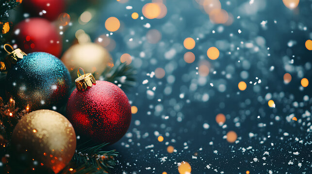 Merry Christmas and happy New Year background