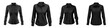 © Zaleman - 3D long sleeve collar woman shirt on transparency