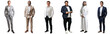 © Rawpixel.com - Diverse business people full body png cut out element set