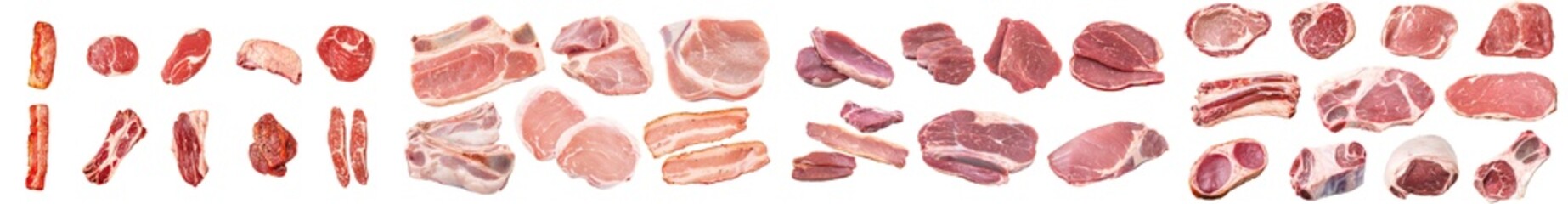 Poster - View of full-length pork side on transparency