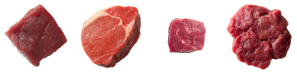 Poster - Top view of beef brisket on transparency