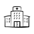 © Tatiana - Hospital building illustration with medical cross