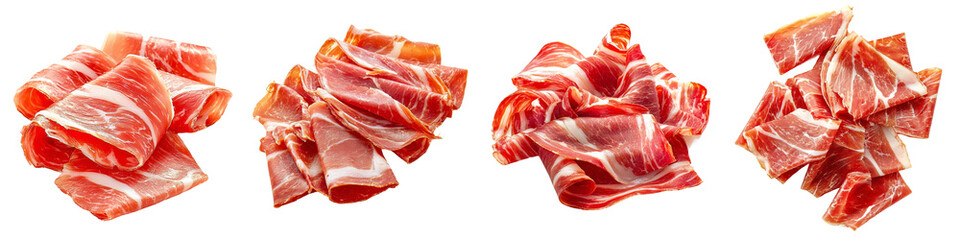Poster - On a transparency background, ham side view full length