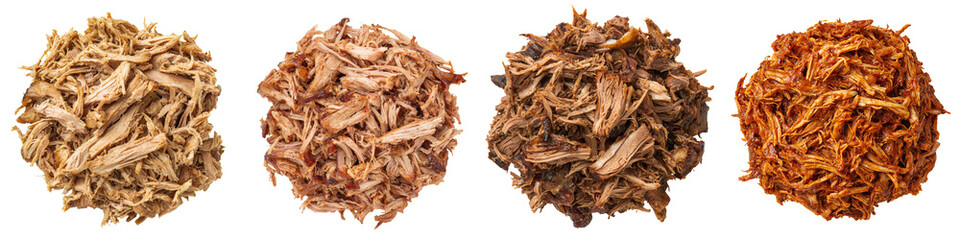Poster - Top view of pork carnitas on transparency