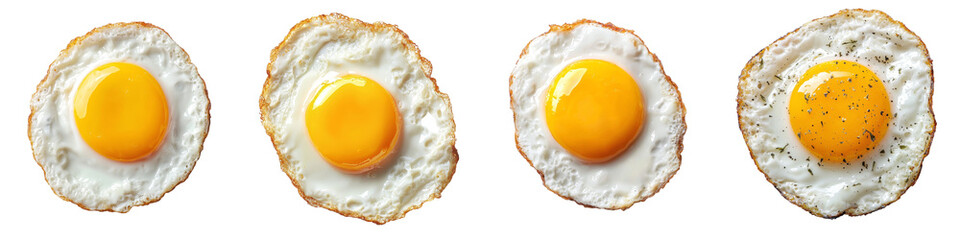Poster - On a transparency background, a full-length view of a boiled egg is shown at the top