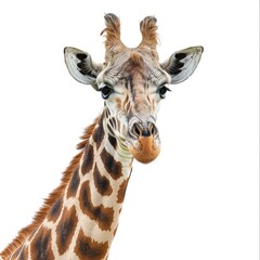 Sticker - giraffe isolated on white