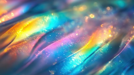 Wall Mural - metallic rainbow