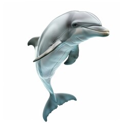 Sticker - dolphin isolated on white