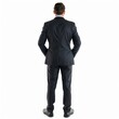 © Saad - Corporate businessman standing back view
