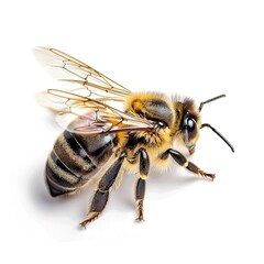 Sticker - A bee, with intricate wings