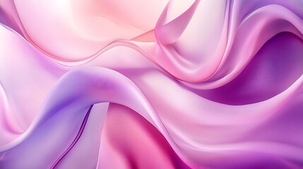 Wall Mural - Abstract Pink and Purple Fabric