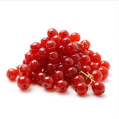 Canvas Print - red currant isolated on white