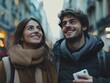 © Alexander Chaykin - Couple's Joyful Winter Walk