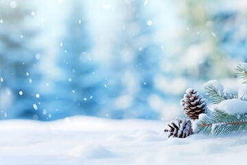 Wall Mural - Winter background snow backgrounds.