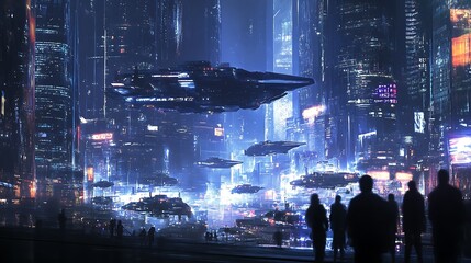 Cyberpunk Cityscape