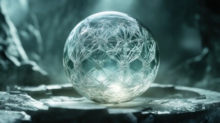 Poster - A Crystalline Sphere Rests on a Rough Surface