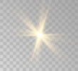 © Anna - Transparent yellow sunlight special lens flash light effect. Front solar flare lenses
