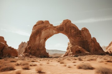 Canvas Print - Landscape desert nature rock.