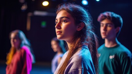 Young Actors on Stage