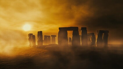 Stonehenge at Sunset