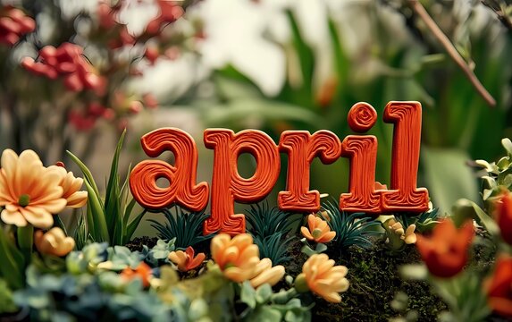 Fun Typographic Month Names - 