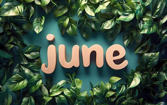 Fun Typographic Month Names - 