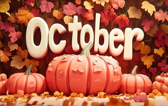 Fun Typographic Month Names - 