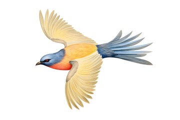 Wall Mural - Flying bird.