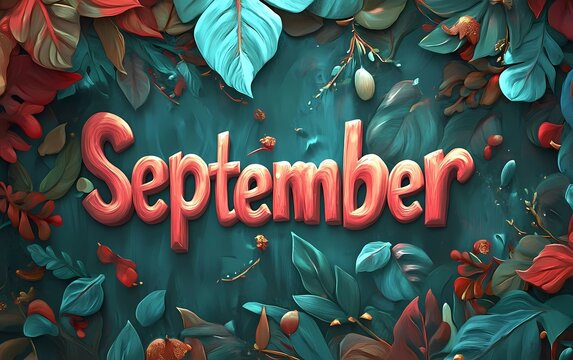 Fun Typographic Month Names - 