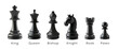 © Stelena - set of black chess