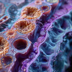 Poster - Abstract Cellular Texture.