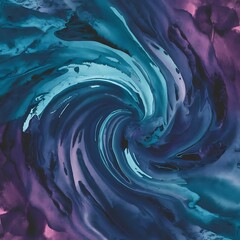 Wall Mural - Abstract watercolor background with blue and purple colors