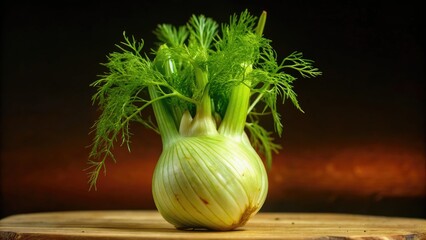 fresh fennel bulb isolated on a background , fennel, bulb, fresh, organic, healthy, green, vegetable