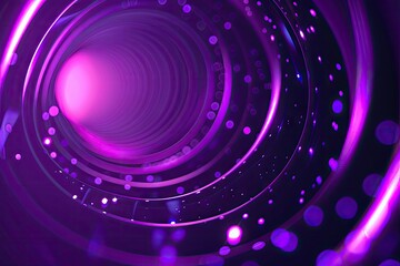 Aufkleber - Abstract violet background with circles