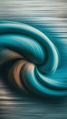 Wall Mural - Abstract gradient blue, green and brown light background texture with horizontal motion blur